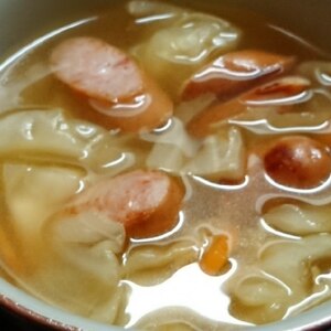 キャベツと根菜たっぷり☆スープ